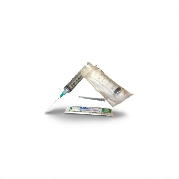Luer-lock syringe with Needle