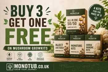 Simplici-kit Mushroom Grow Kit – Buy 3 Get 1 Free Bundle