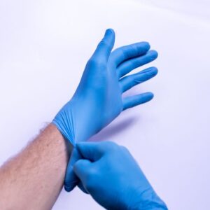 Sterile Powder-Free Nitrile Gloves - Blue