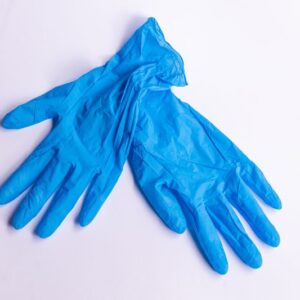 Disposable Blue Nitrile Gloves - Box of 100
